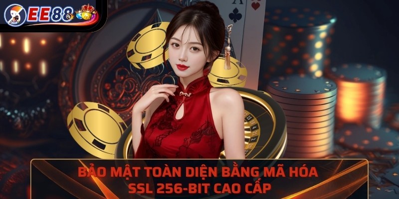 Bảo mật toàn diện bằng mã hóa SSL 256-bit cao cấp