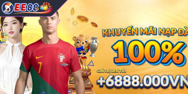 Ưu đãi 100% giá trị nạp đầu
